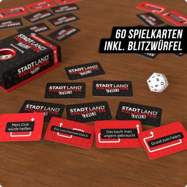 Denkriesen - Stadt Land Vollpfosten® - Levels - Rotlicht Edition "jetzt Wird's Dreckig."