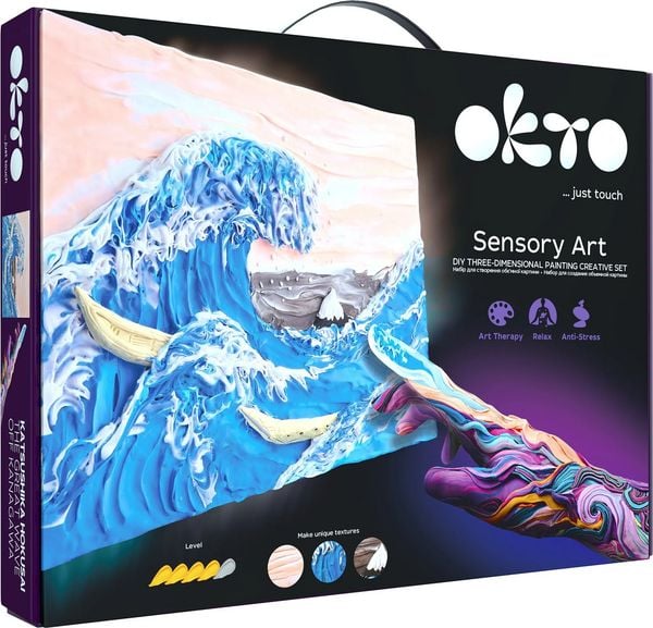 OKTO 3D Kreativitätsset 'Welle vor Kanagawa'