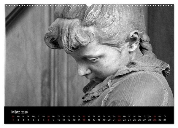 Produktbild: Lebende Steine - Skulpturen auf dem Friedhof Staglieno (Wandkalender 2026 DIN A2 quer), CALVENDO Monatskalender