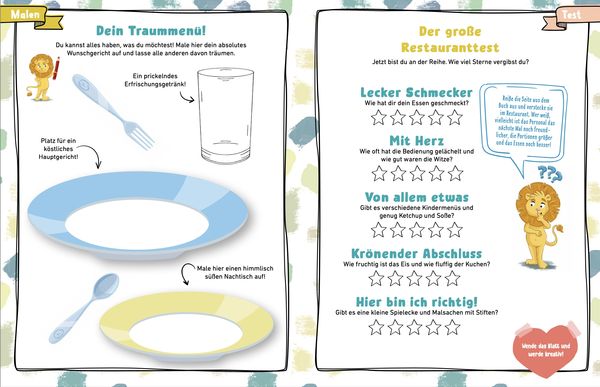 Produktbild: Achtung! - L&ouml;we im Spinat: Das Restaurant-Mitmachbuch