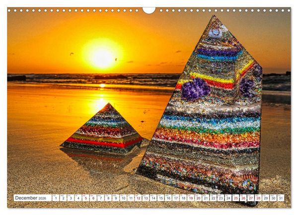 Produktbild: Orgonites - Power and joie de vivre for mind and body (Wall Calendar 2026 DIN A3 landscape), CALVENDO 12 Month Wall Calendar
