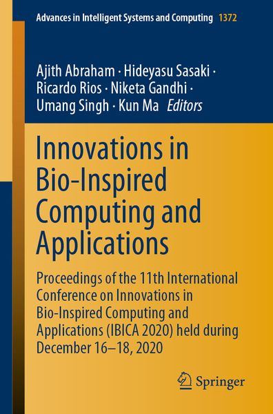Produktbild: Innovations in Bio-Inspired Computing and Applications