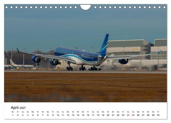 Produktbild: Airbus A340 Der fliegende Bleistift (Wandkalender 2027 DIN A4 quer), CALVENDO Monatskalender