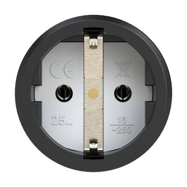 Produktbild: PCE 2510-sr Schutzkontaktkupplung Gummi, Thermoplast 250 V Schwarz, Rot