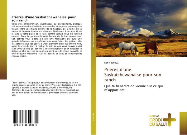 Produktbild: Pri&egrave;res d'une Saskatchewanaise pour son ranch