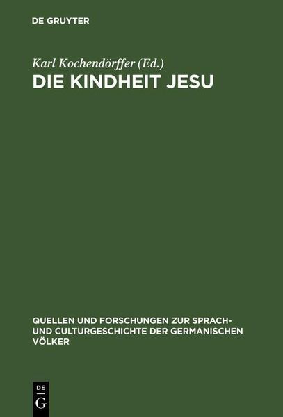 Produktbild: Die Kindheit Jesu