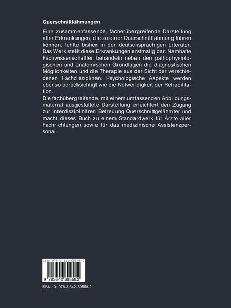 Produktbild: Querschnittl&auml;hmungen