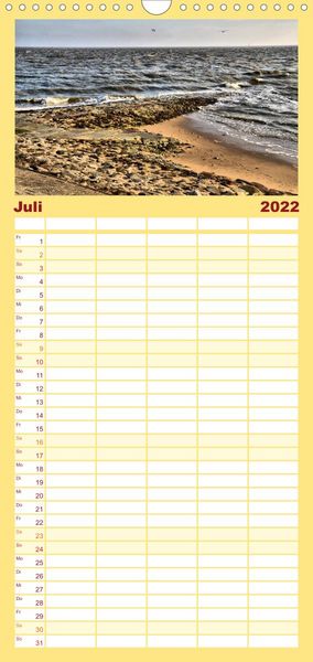 Produktbild: Wilhelmshaven - Familienplaner hoch (Wandkalender 2022 , 21 cm x 45 cm, hoch)