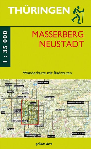 Wanderkarte Masserberg und Neustadt, Sonstige von , Grünes Herz, 978-3-86636-345-8