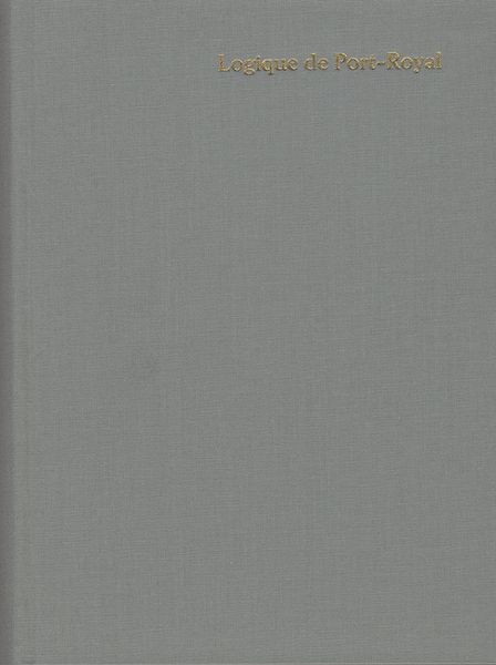Produktbild: L'Art de Penser. La Logique de Port Royal