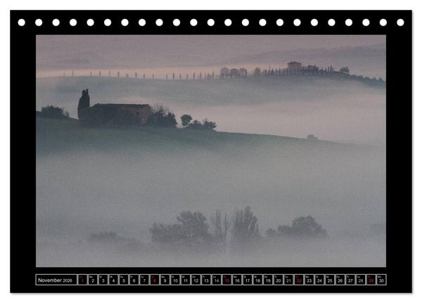 Produktbild: Toskana - Die Magie des Val d'Orcia (Tischkalender 2026 DIN A5 quer), CALVENDO Monatskalender