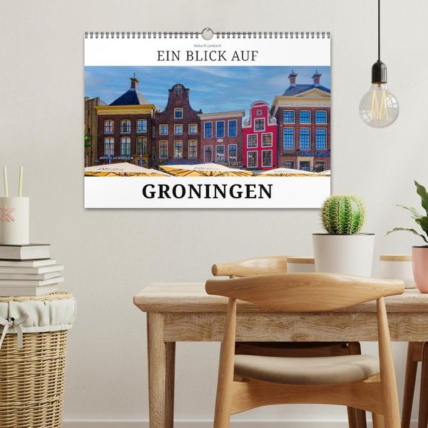 Produktbild: Ein Blick auf Groningen (Wandkalender 2026 DIN A3 quer), CALVENDO Monatskalender