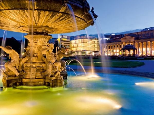 Produktbild: CALVENDO Puzzle Schlossplatz in Stuttgart | 1000 Teile Lege-Gr&ouml;&szlig;e 64x48cm Foto-Puzzle f&uuml;r gl&uuml;ckliche Stunden