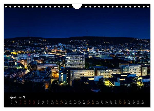 Produktbild: STUTTGART 2026 auf den zweiten Blick (Wandkalender 2026 DIN A4 quer), CALVENDO Monatskalender