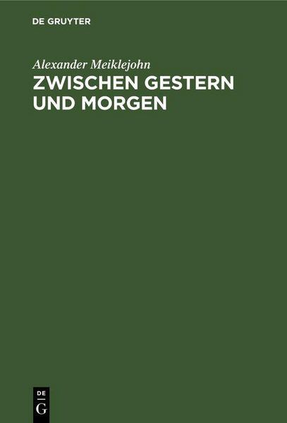 Produktbild: Zwischen Gestern und Morgen