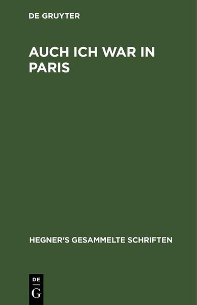 Produktbild: Auch ich war in Paris