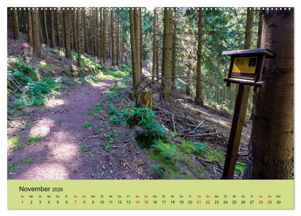 Produktbild: Pilgern im Waldecker Upland (hochwertiger Premium Wandkalender 2026 DIN A2 quer), Kunstdruck in Hochglanz