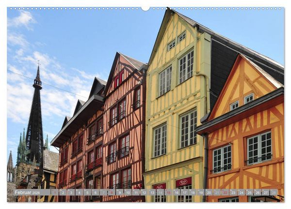 Produktbild: Quer durch die Normandie (Wandkalender 2026 DIN A2 quer), CALVENDO Monatskalender