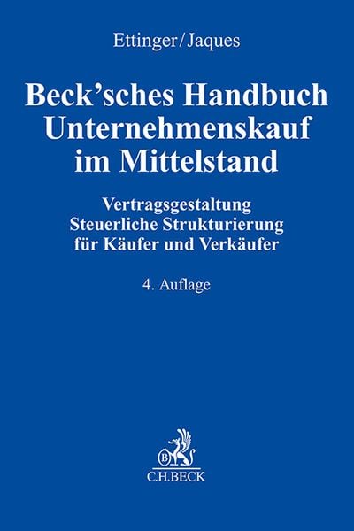 Produktbild: Beck'sches Handbuch Unternehmenskauf im Mittelstand