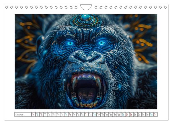 Produktbild: Tierische Schamanen (Wandkalender 2026 DIN A4 quer), CALVENDO Monatskalender