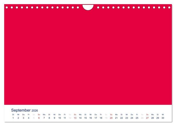 Produktbild: Farbiger Bastelkalender (Wandkalender 2026 DIN A4 quer), CALVENDO Monatskalender