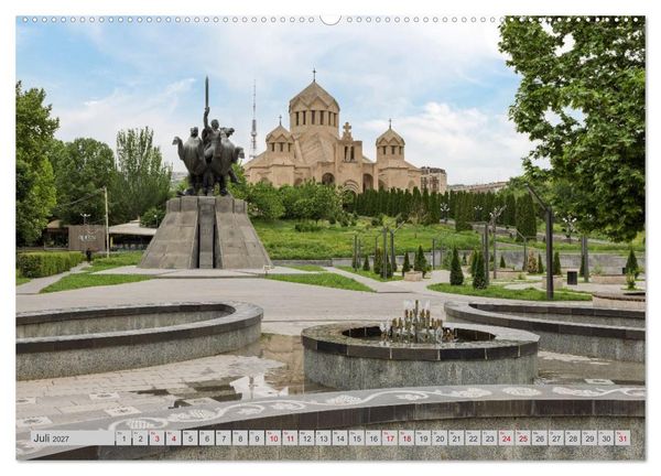 Produktbild: Steine Des Glaubens: Heiliges Armenien (hochwertiger Premium Wandkalender 2027 DIN A2 quer), Kunstdruck in Hochglanz
