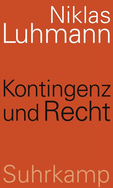 Produktbild: Kontingenz und Recht