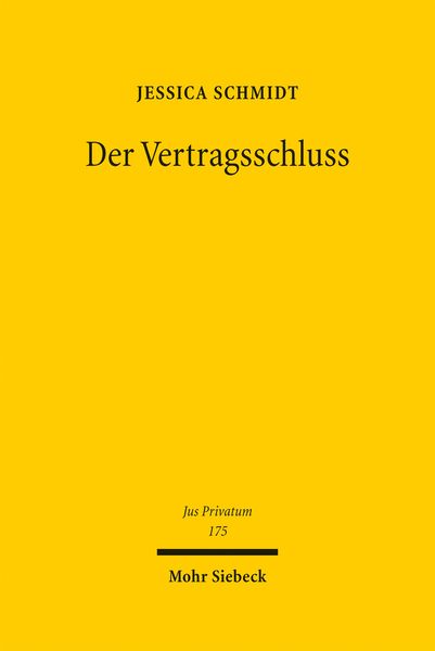 Produktbild: Der Vertragsschluss