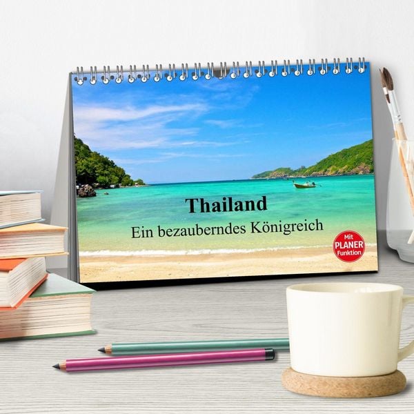 Produktbild: Thailand - Ein bezauberndes K&ouml;nigreich (Tischkalender 2026 DIN A5 quer), CALVENDO Monatskalender