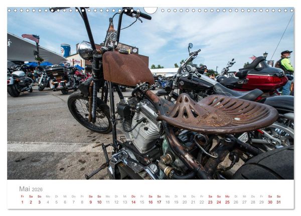 Produktbild: Sturgis - Die ber&uuml;hmteste Motorrad-Rallye der Welt (Wandkalender 2026 DIN A3 quer), CALVENDO Monatskalender