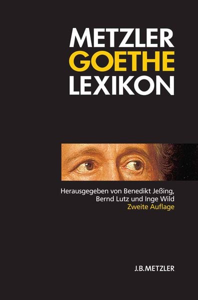 Produktbild: Metzler Goethe Lexikon