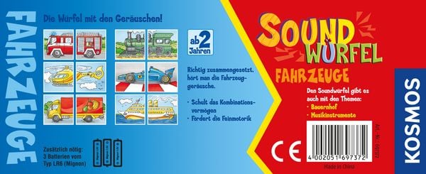 Produktbild: Soundw&uuml;rfel Fahrzeuge
