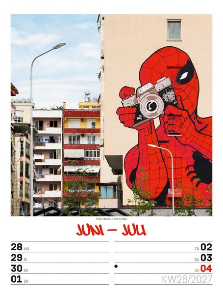 Produktbild: Street Art Wochenplaner Kalender 2027