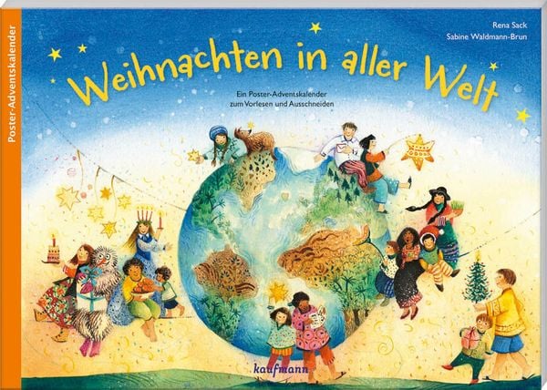 Weihnachten in aller Welt. Ein Poster-Adventskalender zum Vorlesen und Ausschneiden