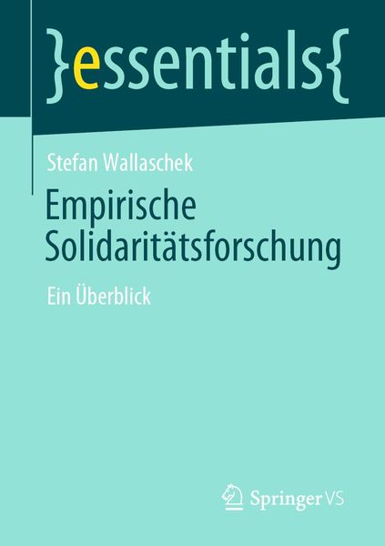Produktbild: Empirische Solidarit&auml;tsforschung