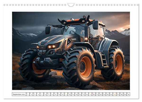 Produktbild: Surrealistische Traktoren (Wandkalender 2026 DIN A3 quer), CALVENDO Monatskalender