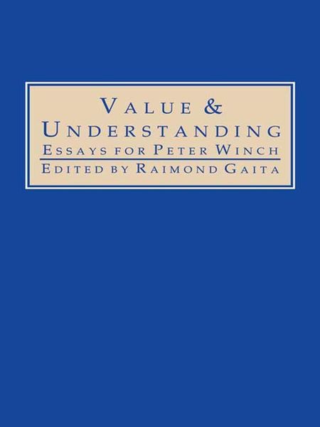 Produktbild: Value and Understanding