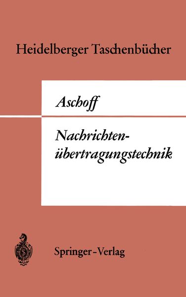 Produktbild: Einf&uuml;hrung in die Nachrichten&uuml;bertragungstechnik