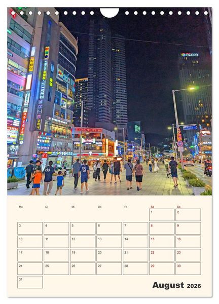 Produktbild: Busan - Eine Reise durch das Herz der K&uuml;stenstadt (Wandkalender 2026 DIN A4 hoch), CALVENDO Monatskalender