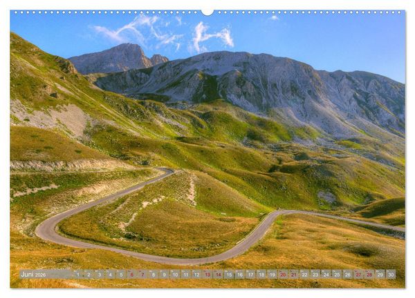Produktbild: Abruzzen - Die wilde Mitte Italiens (hochwertiger Premium Wandkalender 2026 DIN A2 quer), Kunstdruck in Hochglanz