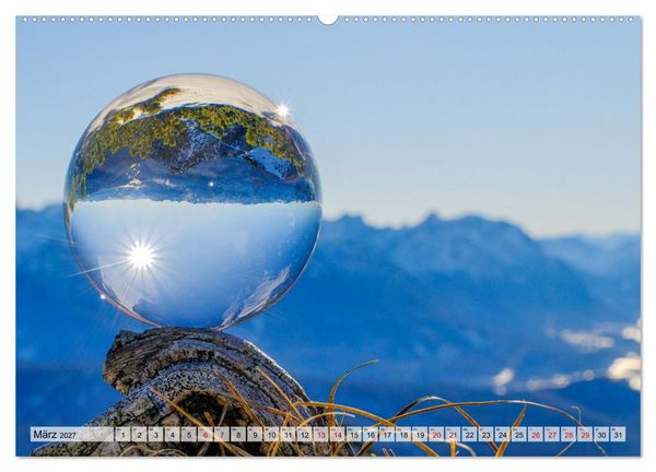 Produktbild: Faszination Glaskugel (hochwertiger Premium Wandkalender 2027 DIN A2 quer), Kunstdruck in Hochglanz
