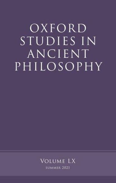 Produktbild: Oxford Studies in Ancient Philosophy, Volume 60