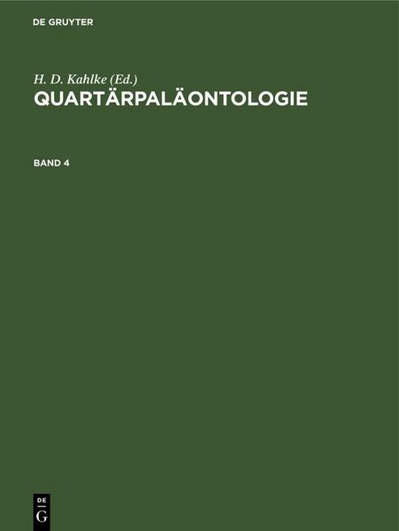 Produktbild: Quart&auml;rpal&auml;ontologie. Band 4