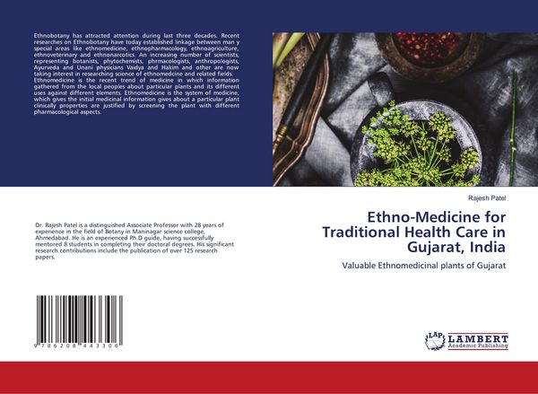 Produktbild: Ethno-Medicine for Traditional Health Care in Gujarat, India