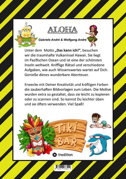 Produktbild: Craftbook - 100 Tolle Hawaii Motive - Inseln - Strand - Meeresbewohner - Witzige Urlauber - Knifflige R&auml;tsel und Aufgaben - Schiffe - Taucher