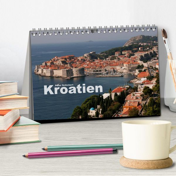 Produktbild: Kroatien (Tischkalender 2026 DIN A5 quer), CALVENDO Monatskalender