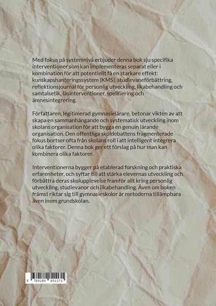 Produktbild: Sju interventioner f&ouml;r gymnasieskolan