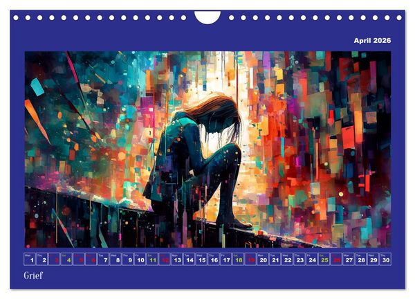 Produktbild: Pixelated Passions (Wall Calendar 2026 DIN A4 landscape), CALVENDO 12 Month Wall Calendar