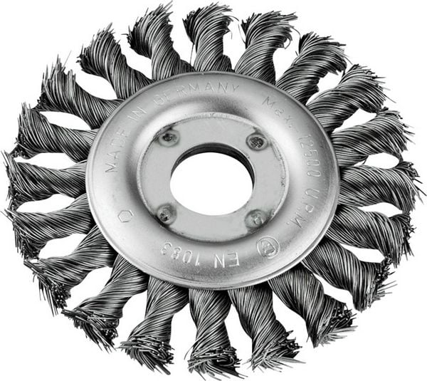 Produktbild: Kwb AGGRESSO-FLEX&reg; SCHEIBENBÜRSTE, STAHLDRAHT, GEZOPFT 719530 1St.