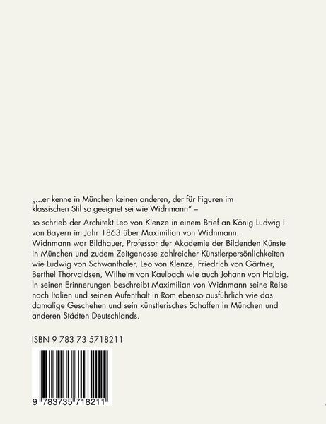 Produktbild: Maximilian von Widnmanns Erinnerungen